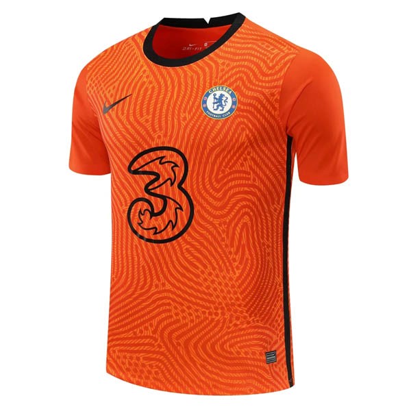 Thailande Maillot Football Chelsea Gardien 2020-21 Orange